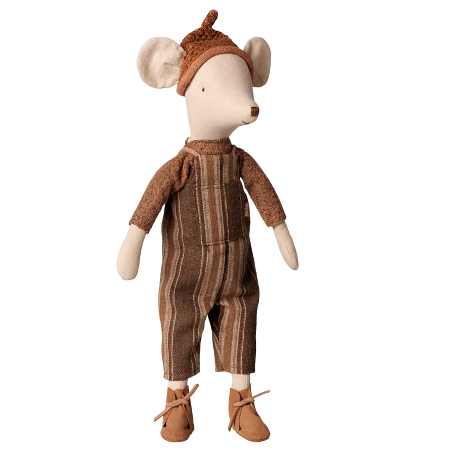 PRE-ORDER Maileg Mouse - Overalls & Sweater (Medium)