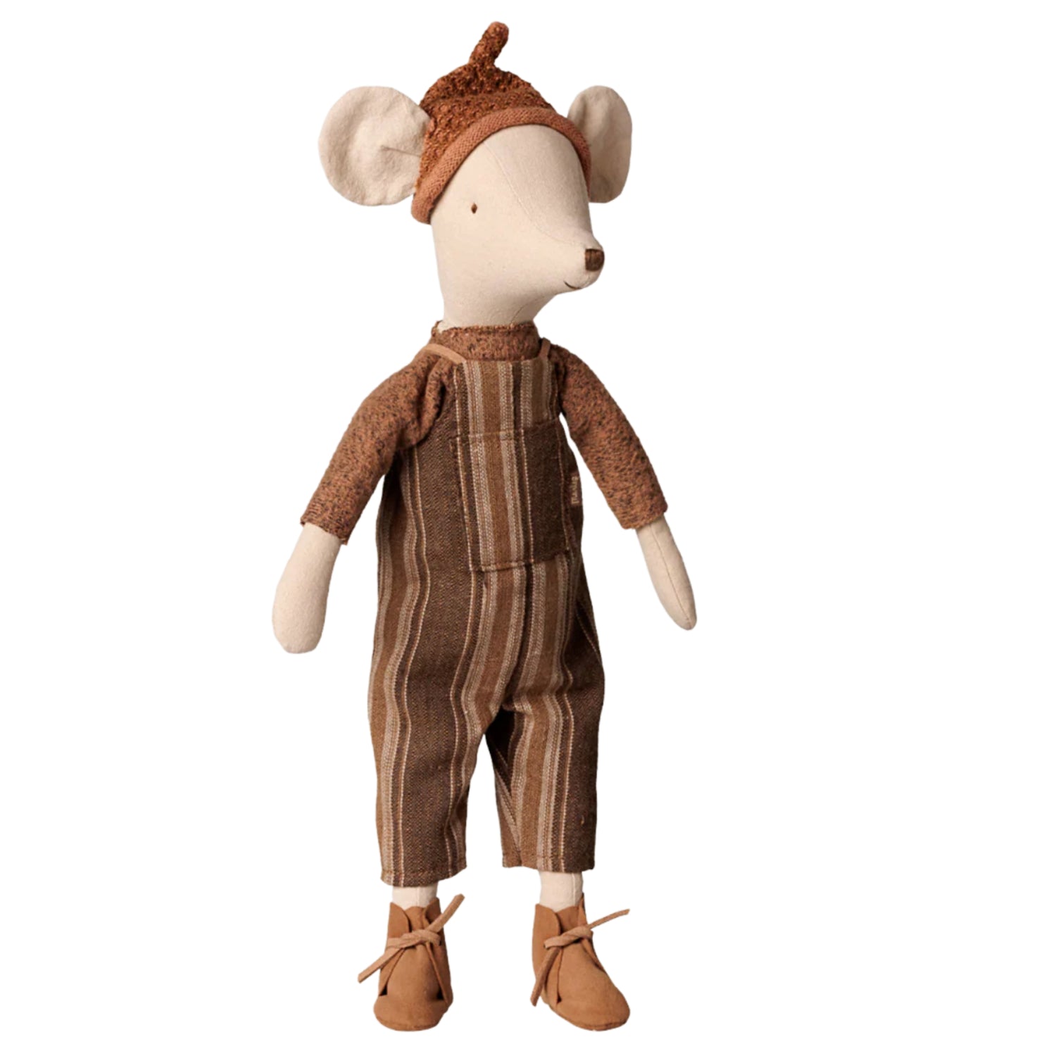 PRE-ORDER Maileg Mouse - Overalls & Sweater (Medium)