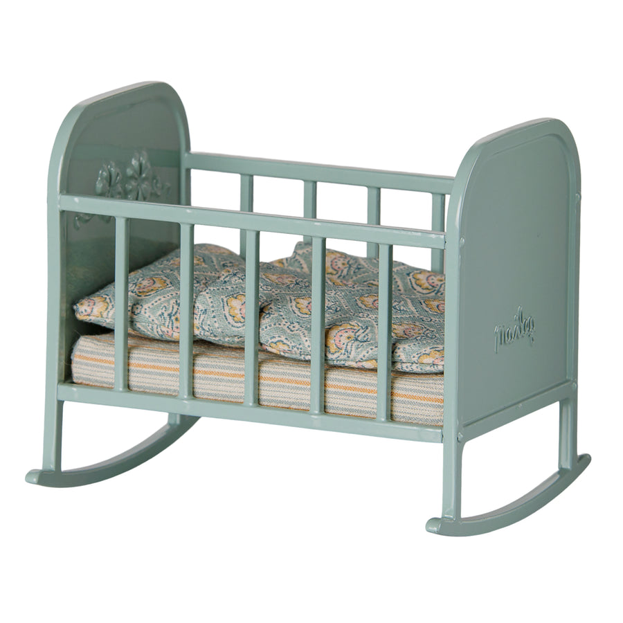 PRE-ORDER Maileg Cradle - Blue Mint (MY Rabbit) - NEW 2026