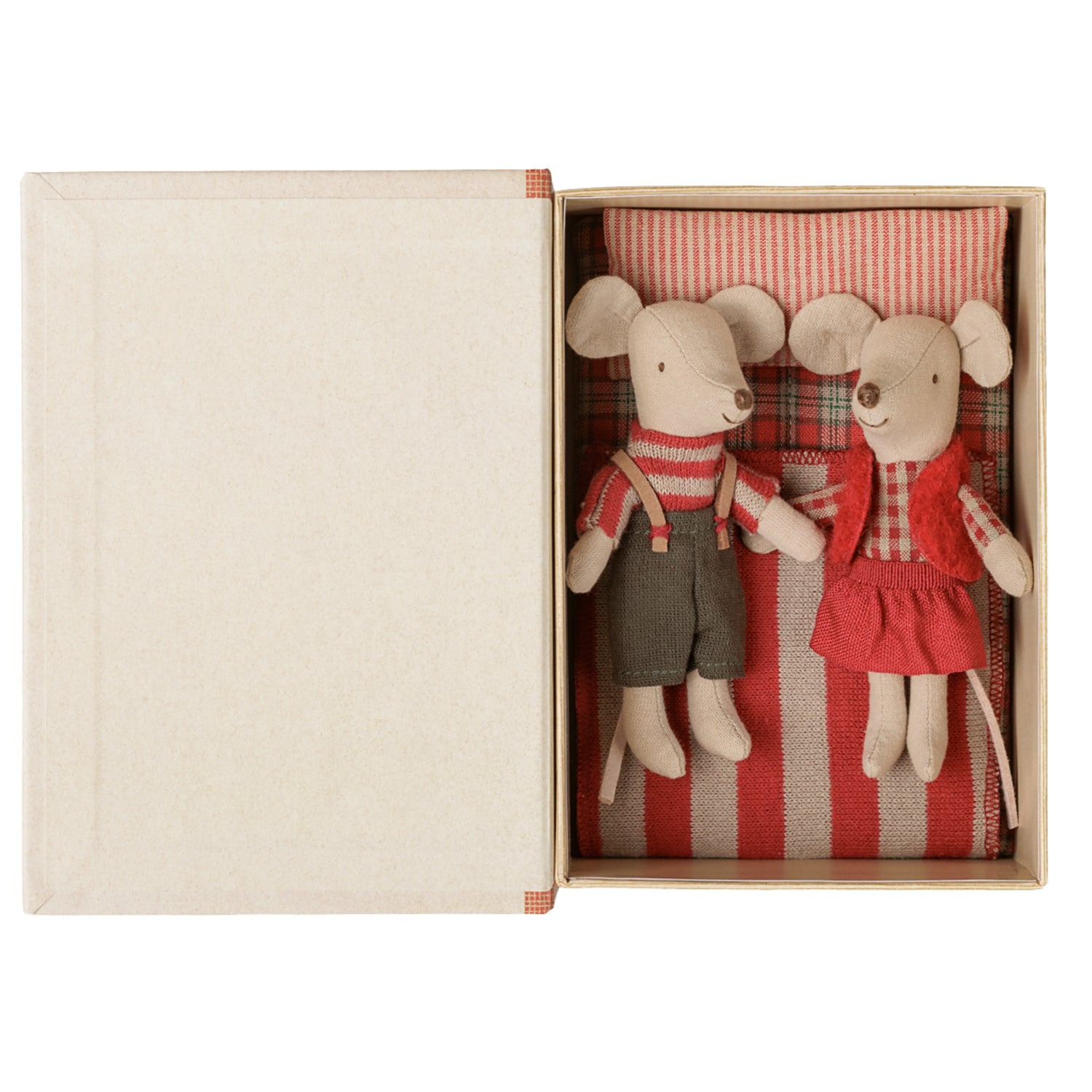 PRE-ORDER Maileg Christmas Twin Mice in Book (Little Brother/Sister)