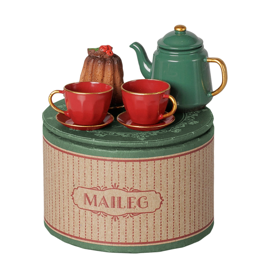PRE-ORDER Maileg Christmas Tea Party Set (Mouse)