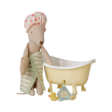 PRE-ORDER Maileg Bathtub Set - Yellow (Mouse)