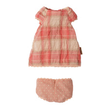 PRE-ORDER Maileg Teddy Dress - Coral (Junior)