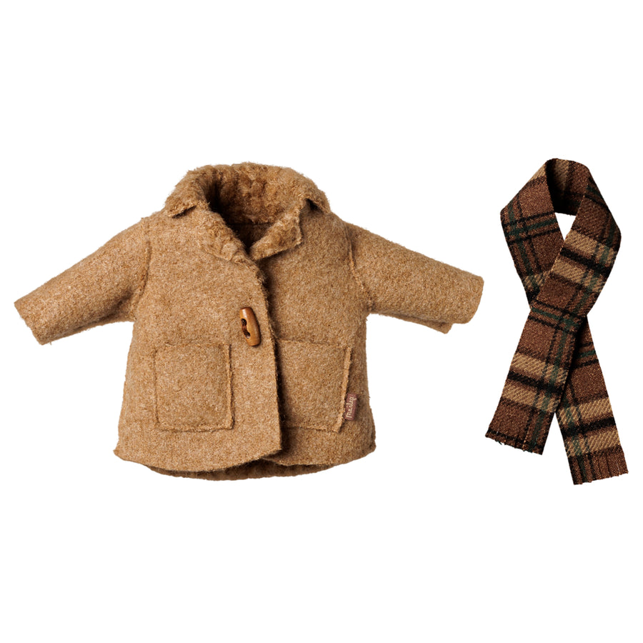 PRE-ORDER Maileg Jacket and Scarf Clothing Set (Medium Mouse)