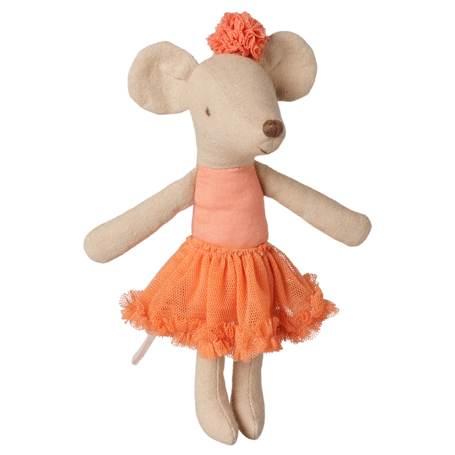 PRE-ORDER Maileg Ballerina Mouse - Dusty Coral (Big Sister)