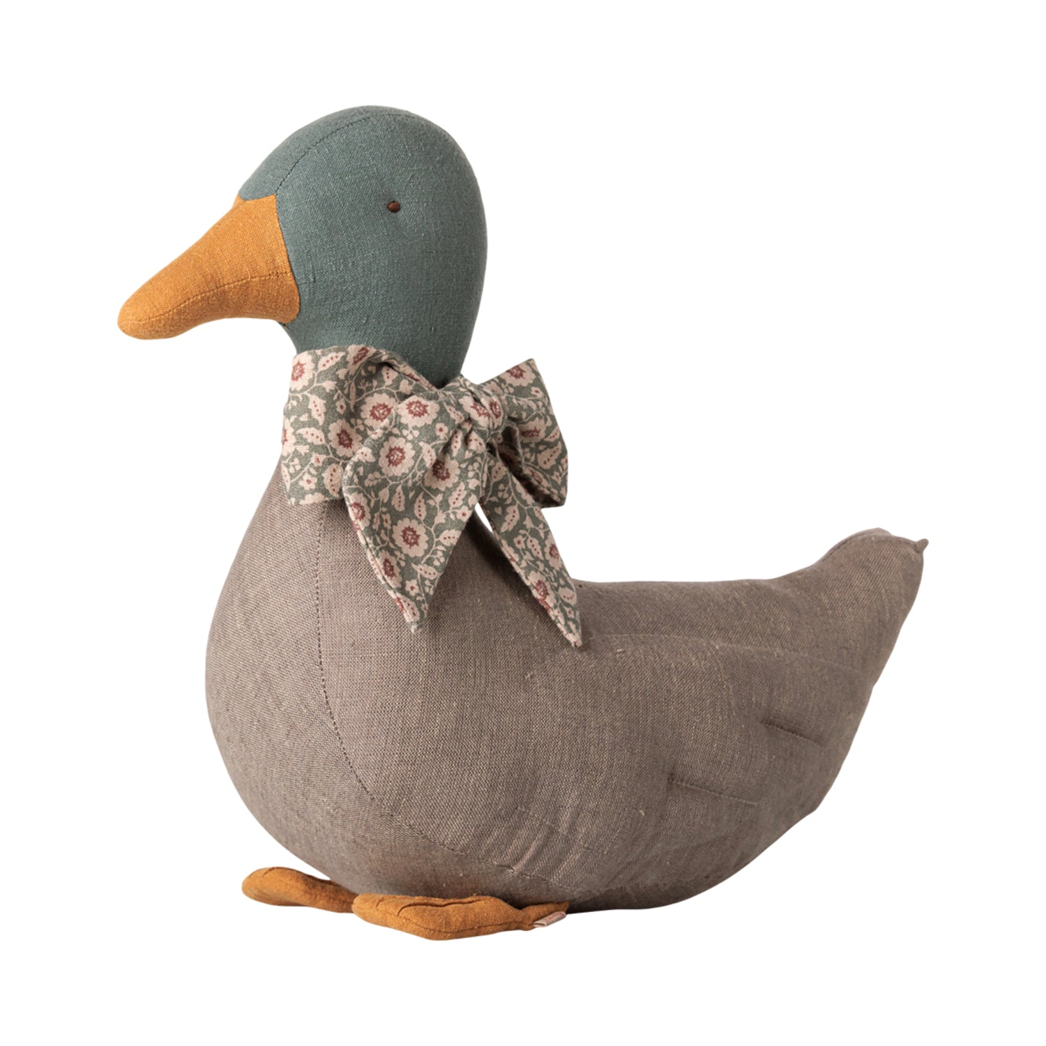 PRE-ORDER Maileg Duck with Bow (Grey)