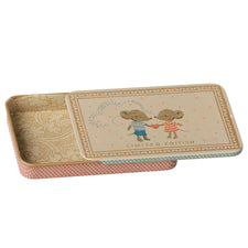 PRE-ORDER Maileg Metal Box with Sliding Lid (Mice)