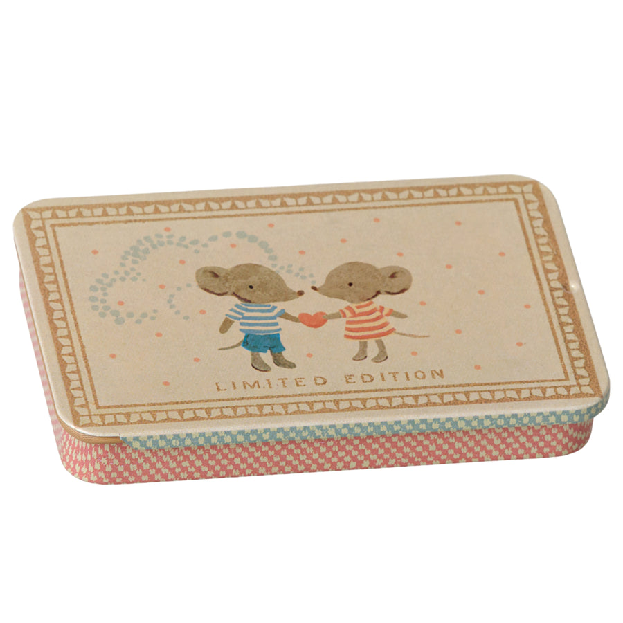 PRE-ORDER Maileg Metal Box with Sliding Lid (Mice)