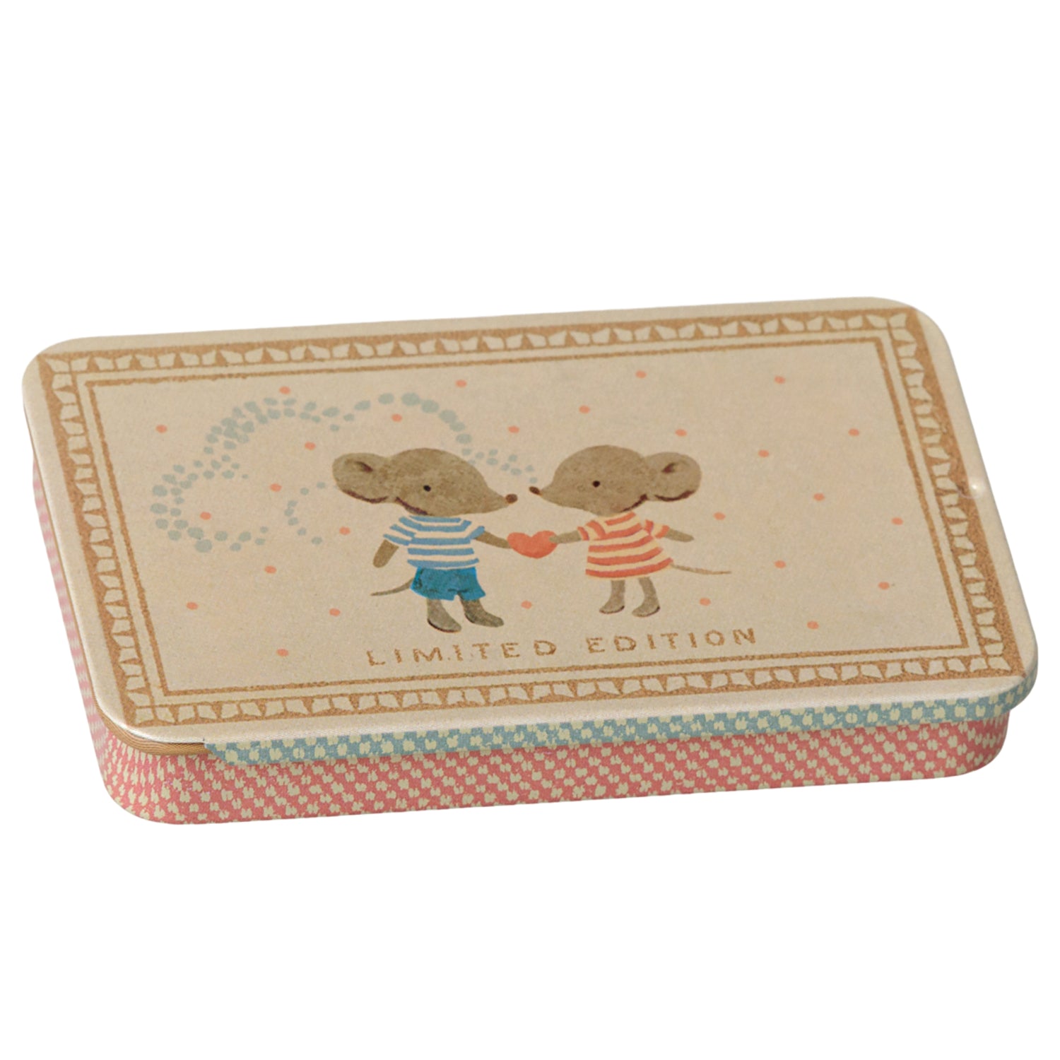 PRE-ORDER Maileg Metal Box with Sliding Lid (Mice)