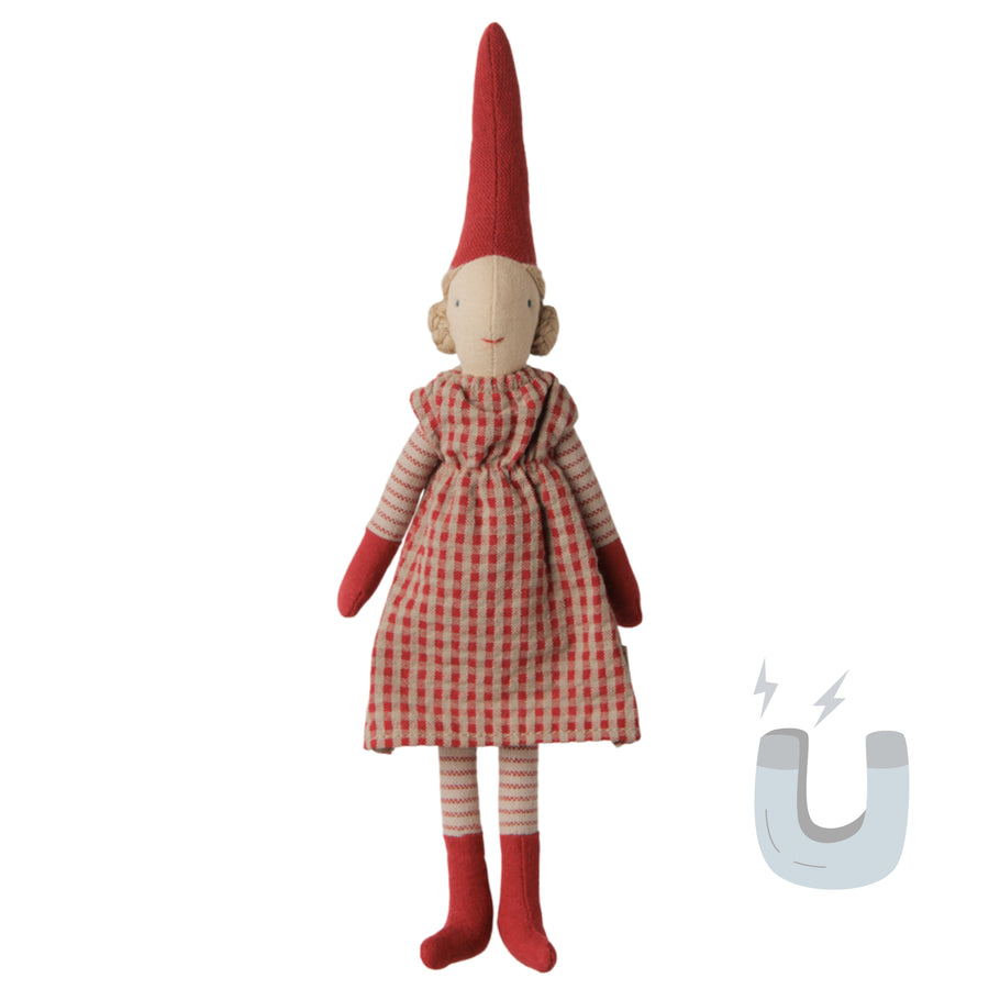 PRE-ORDER Maileg Pixy Girl - Red Dress (Size 1)