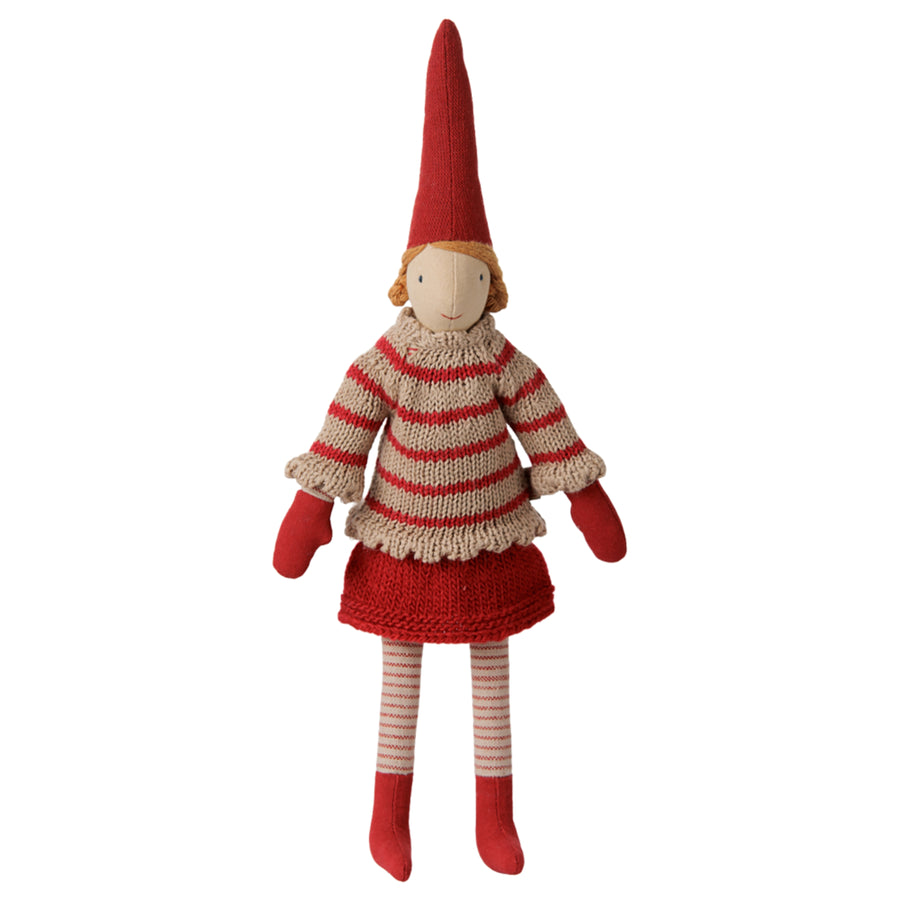 PRE-ORDER Maileg Pixy Girl - Striped Knitted Sweater (Size 2)