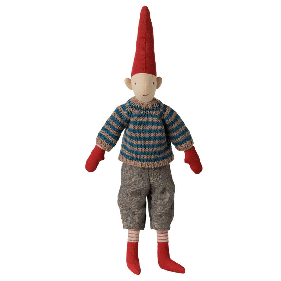 PRE-ORDER Maileg Pixy Boy - Striped Knitted Sweater (Size 2)