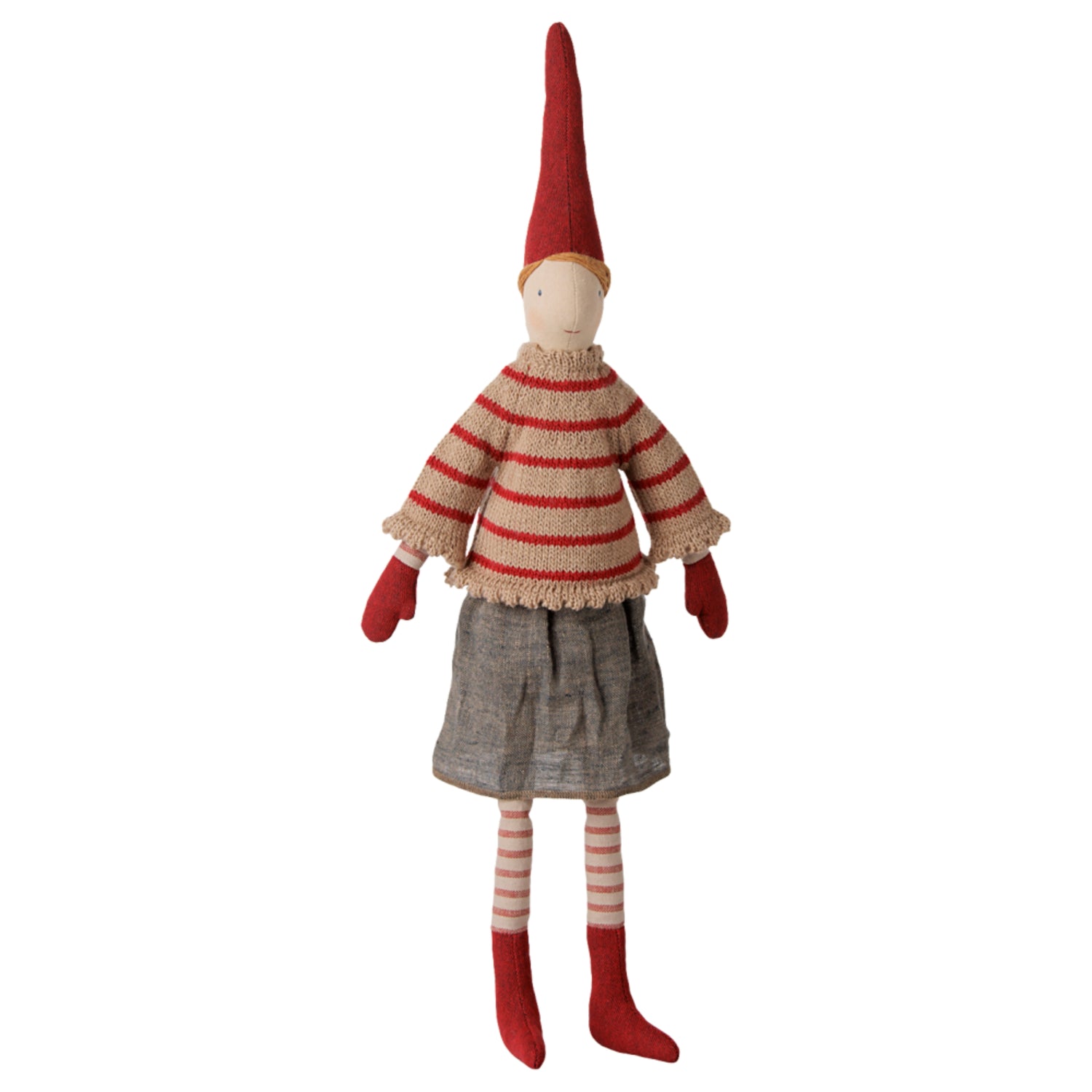 PRE-ORDER Maileg Pixy Girl - Striped Knitted Sweater (Size 3)