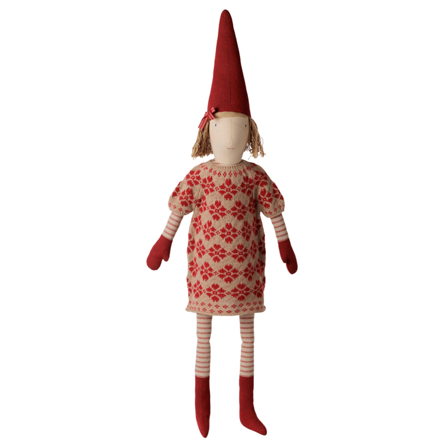 PRE-ORDER Maileg Pixy Girl - Knitted Flower Dress (Size 5)