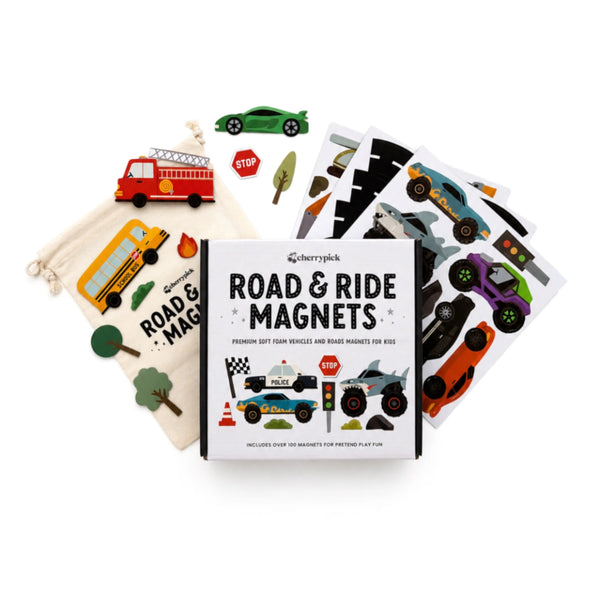 Cherrypick Road & Ride Car Magnets | The Playful Peacock