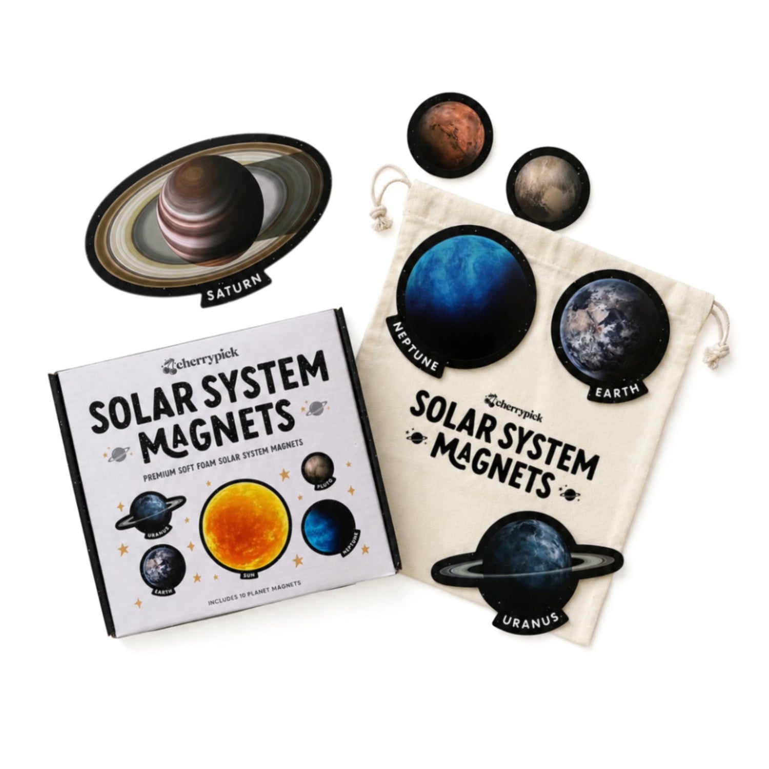 Solar System Magnets (10pc Oversized Set)