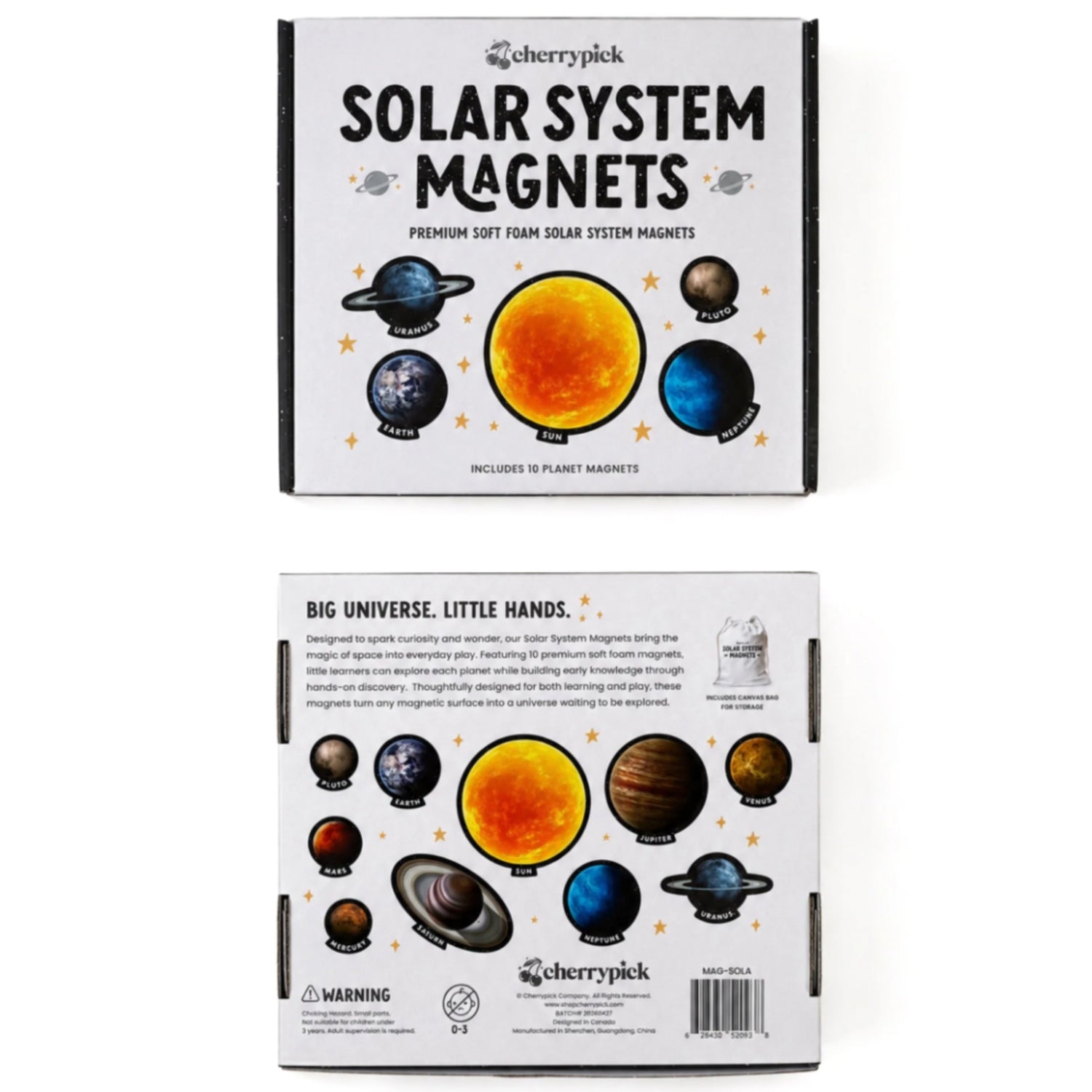Solar System Magnets (10pc Oversized Set)