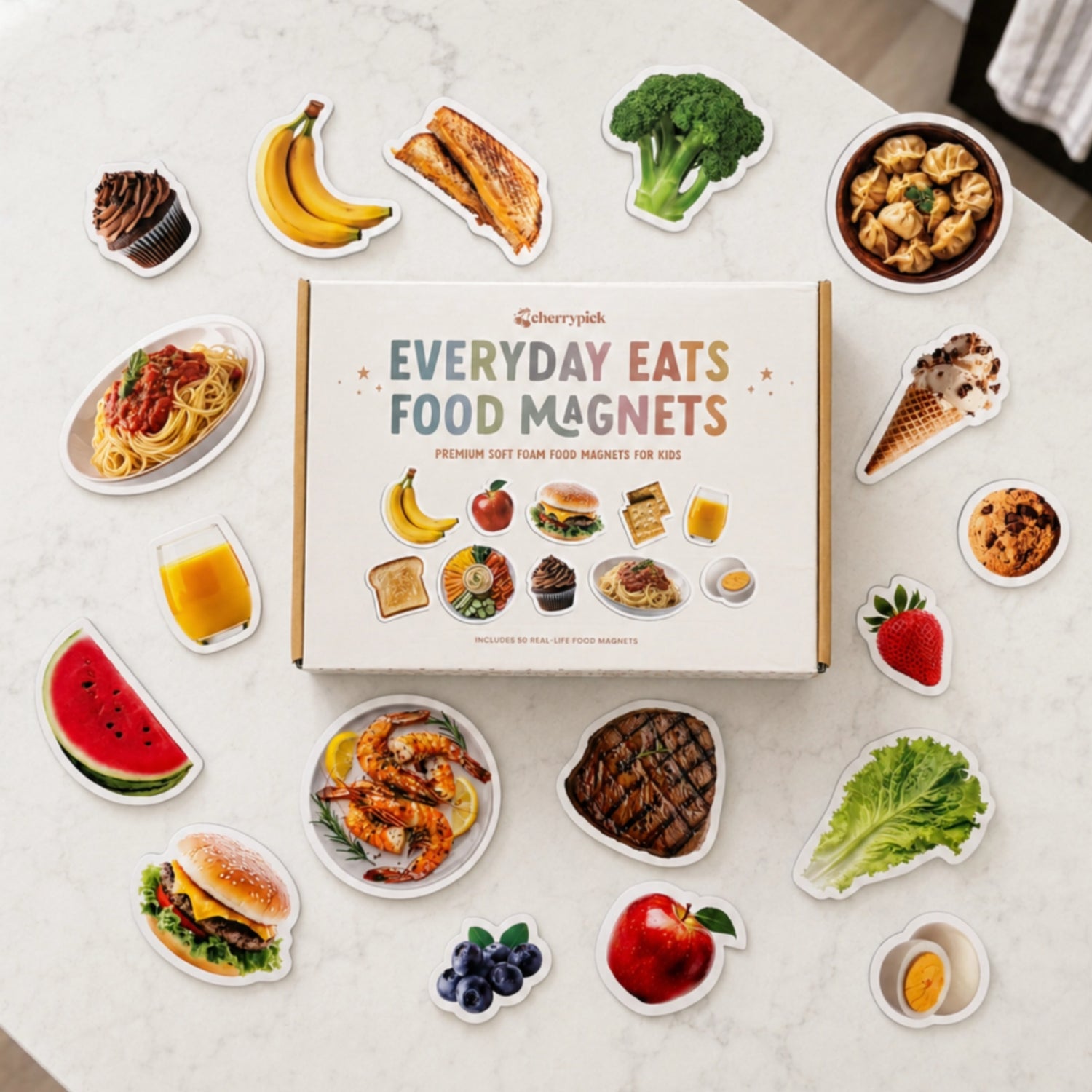 Everyday Eats Food Magnets (65 pc set)