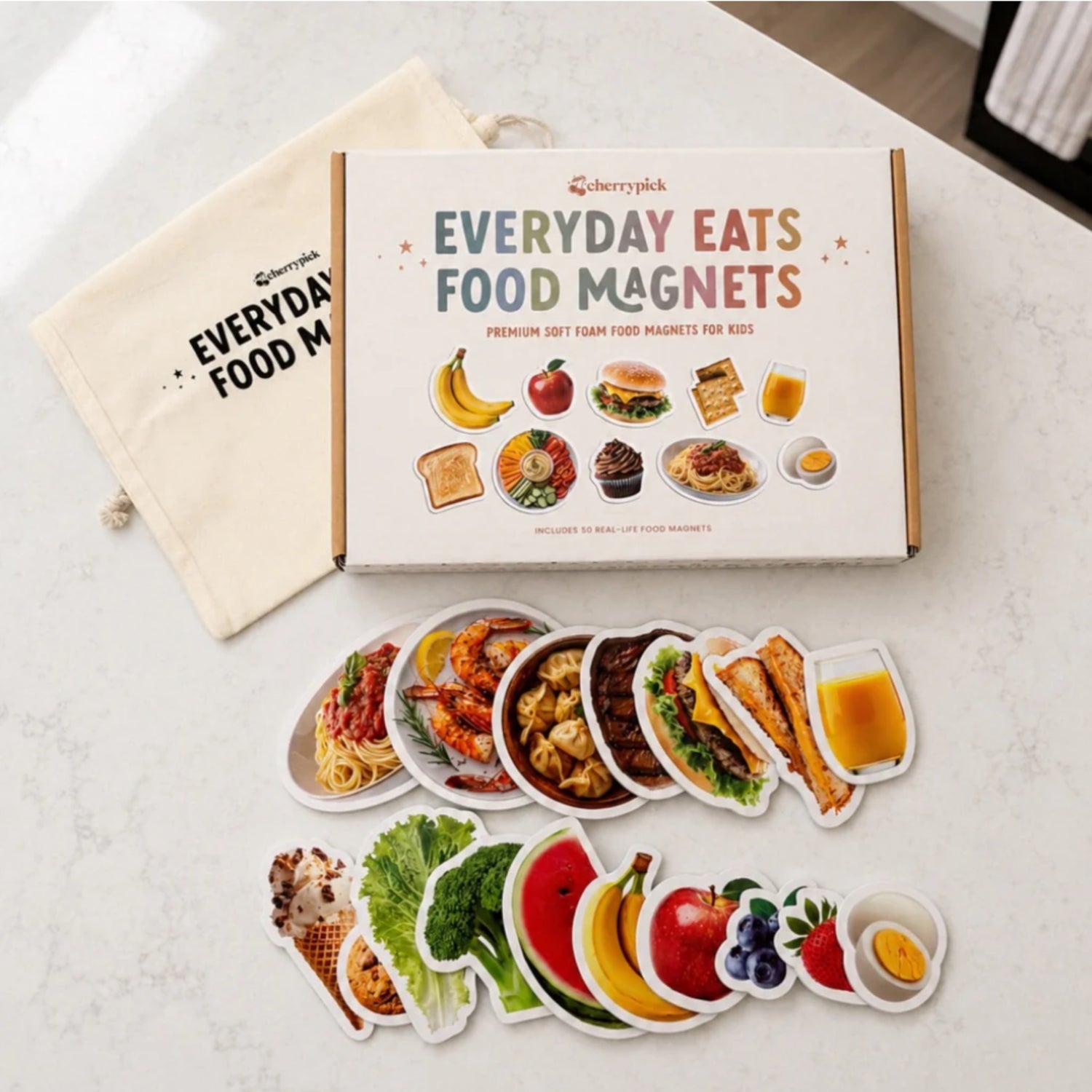 Everyday Eats Food Magnets (65 pc set)