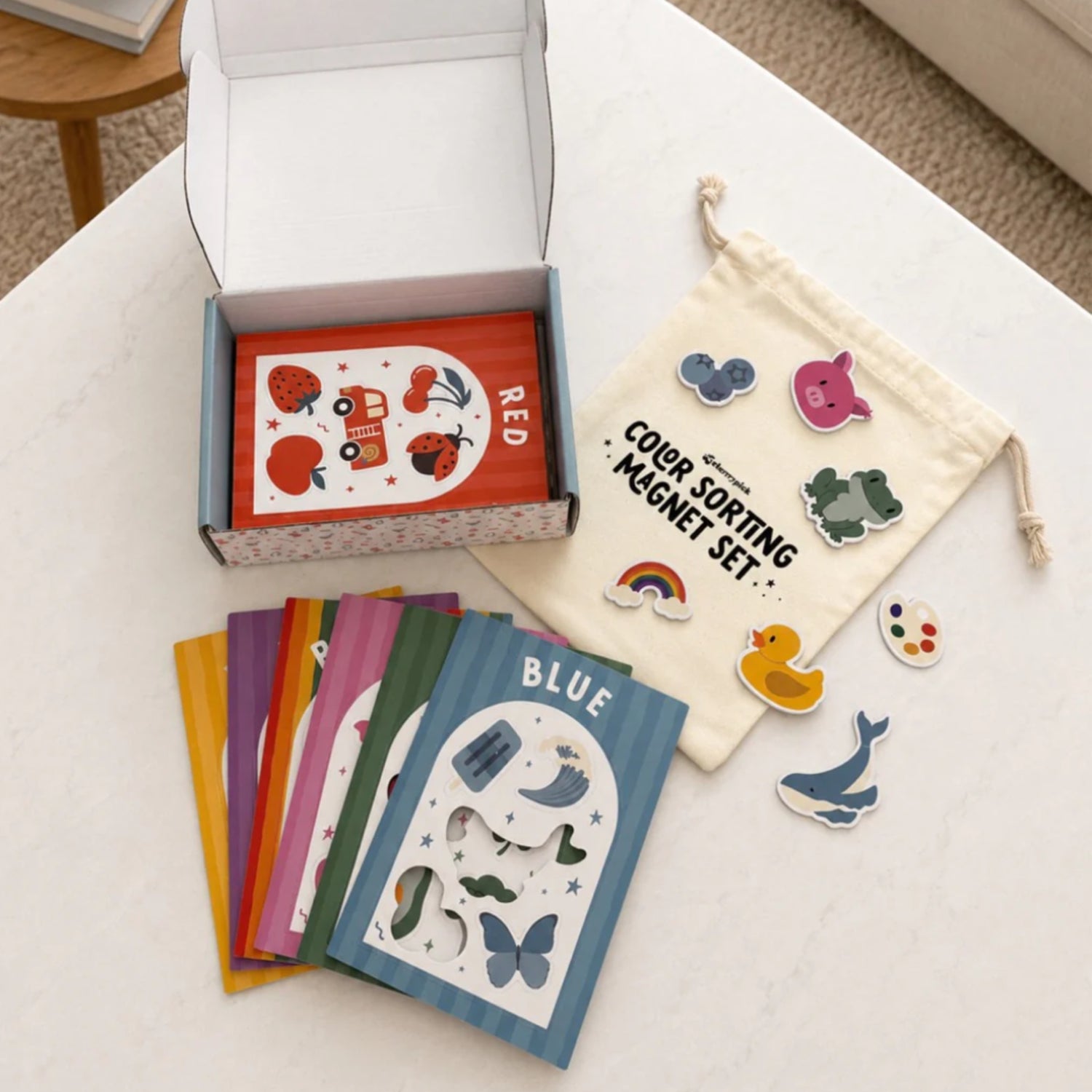 Colour Sorting Magnets