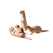 Otter Family Set (Set of 4) | Wooden Toy