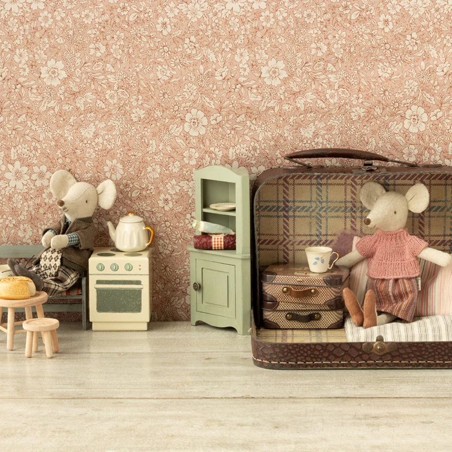 Maileg Corner Cabinet - Light Green (Mouse)