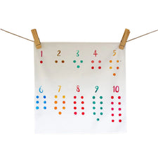 "Numbers" Vegan Play Cloth