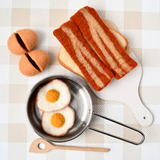 Felt Bacon and Eggs | Play Food Set