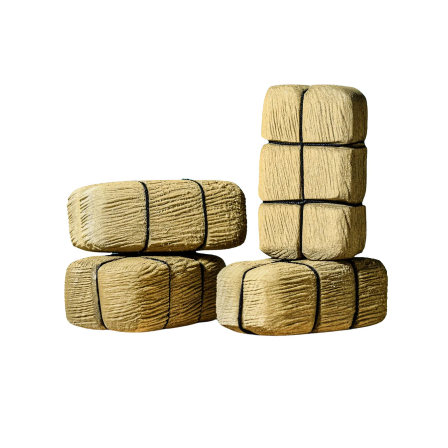 Wooden Hay Bales (Set of 4)
