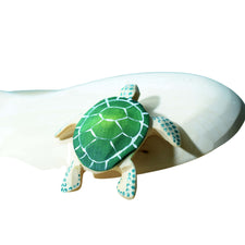 Wooden Turtle (Green)