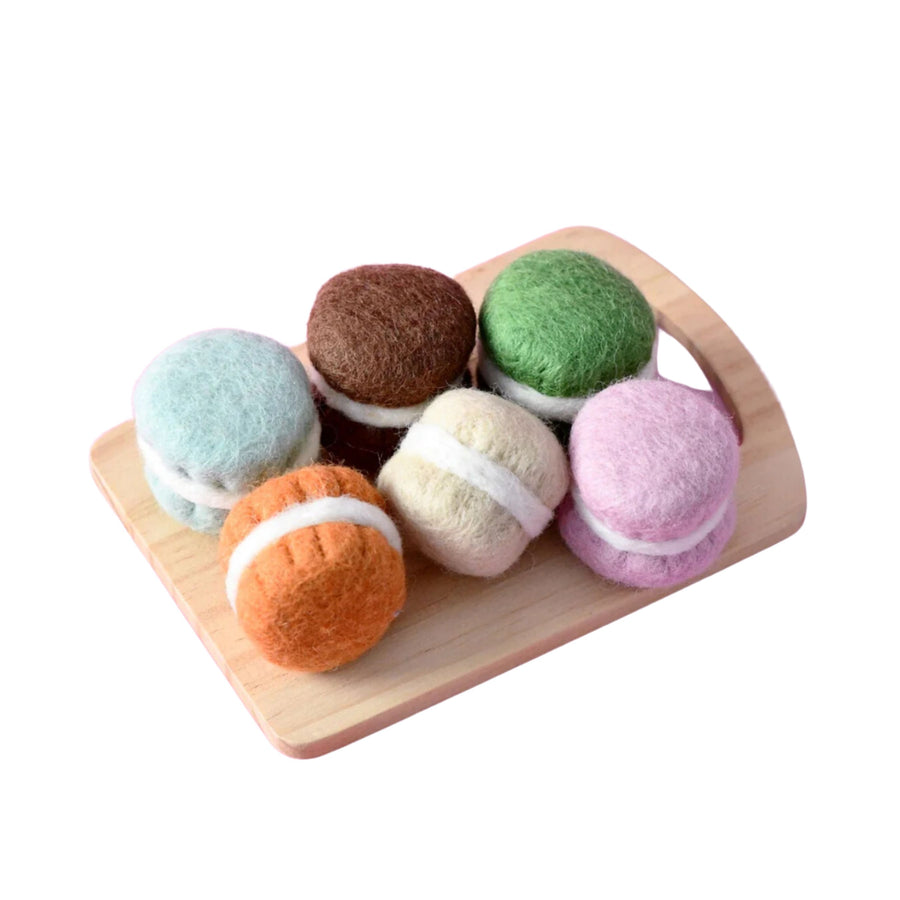 Felt Macarons | Play Food (6 pcs)