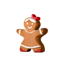 Gingerbread Cookie (Girl) | Wooden Christmas Toy