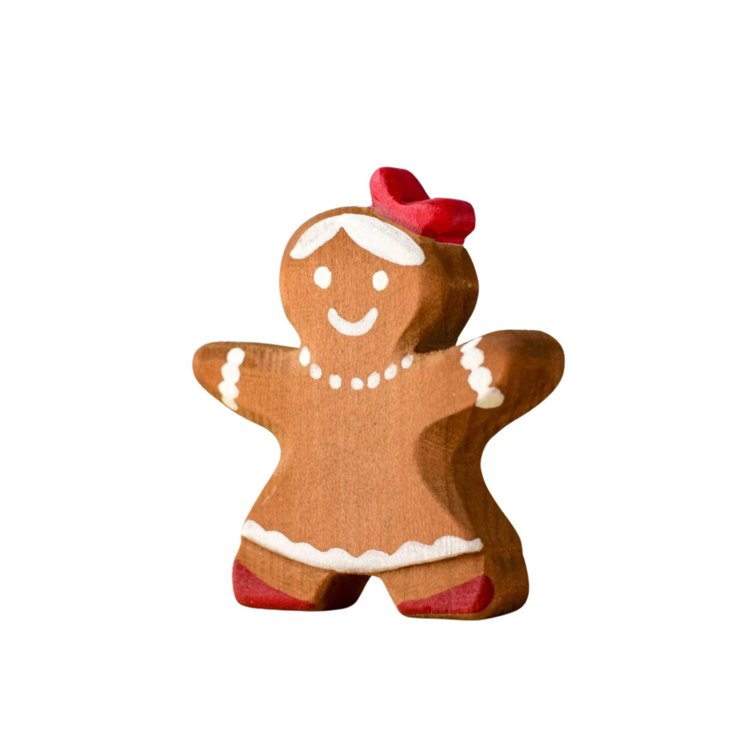 Gingerbread Cookie (Girl) | Wooden Christmas Toy