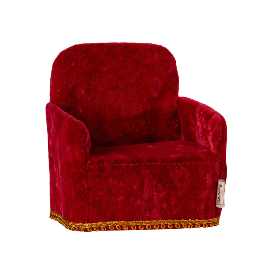 Maileg Folding Chair - Red (Mouse)