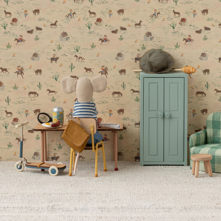 Maileg Wooden Chair - Yellow (Mouse)