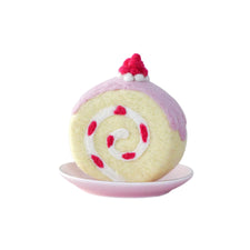 Felt Strawberry Swiss Roll | Play Food