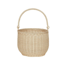 Rattan Gathering Basket (Straw)