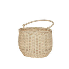 Rattan Gathering Basket (Straw)