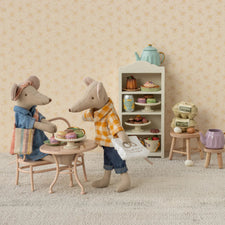 Maileg Yellow Checkered Shirt and Pants (Dad Mouse)
