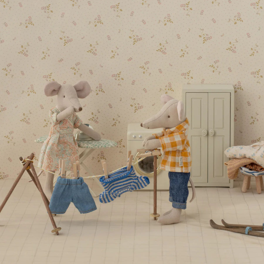 Maileg Blue Knitted Sweater and Pants (Big Brother Mouse)
