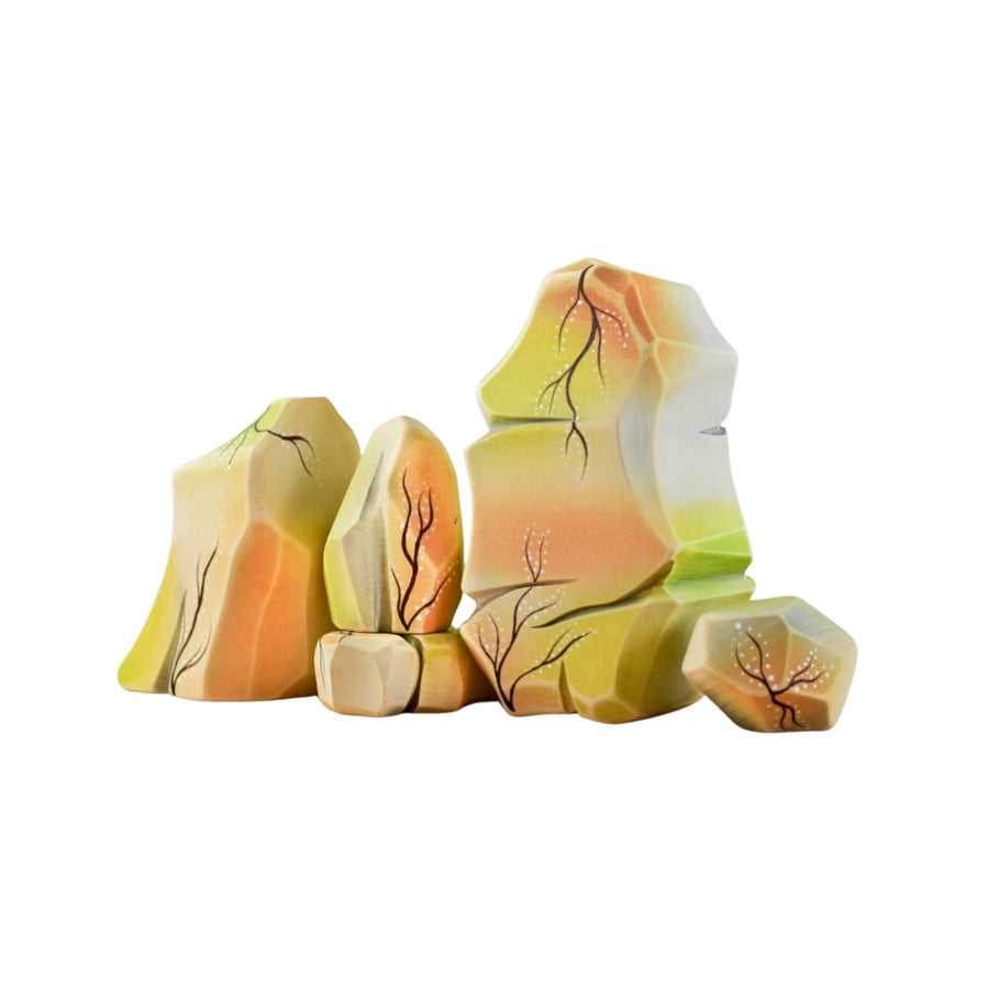 Rainbow Rocks (5 pcs) | Wooden Toy