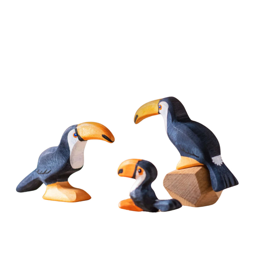 PRE-ORDER Toucan Family (Set of 3)