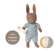 PRE-ORDER Maileg Rabbit Set - Brown/Blue (Micro)