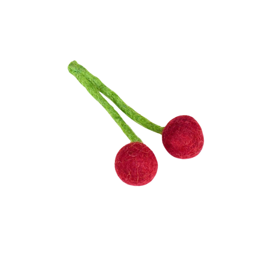 Felt Cherries | Play Food