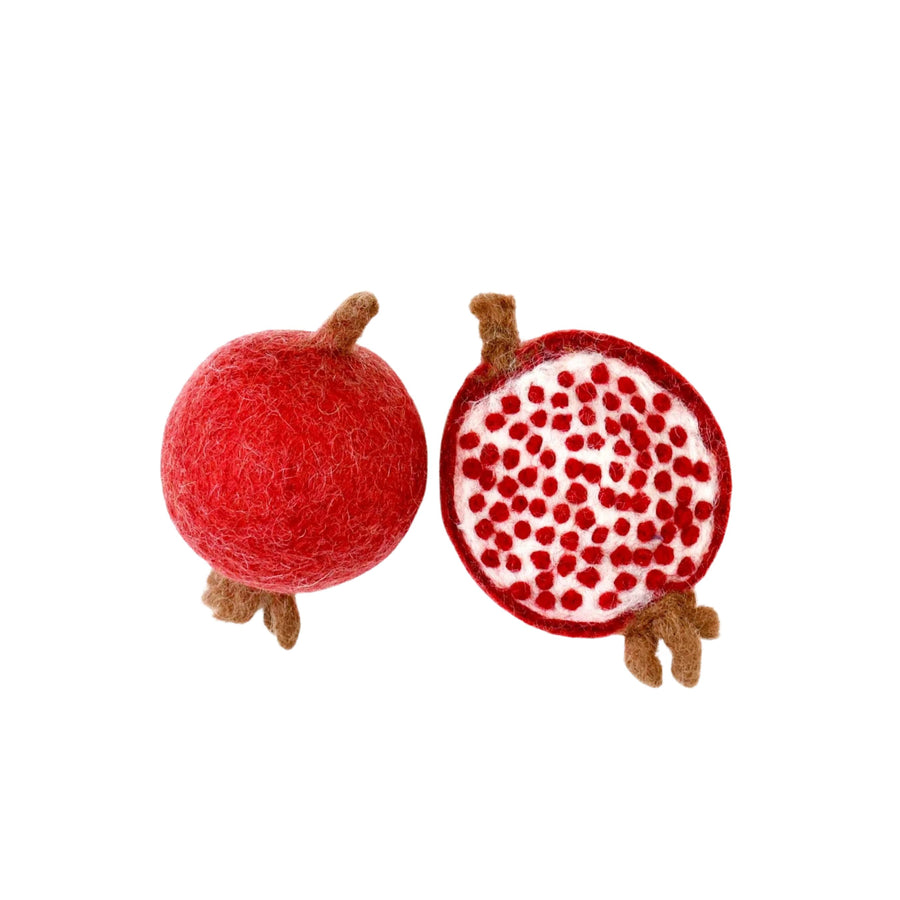Felt Pomegranates | Play Food (2 pcs)