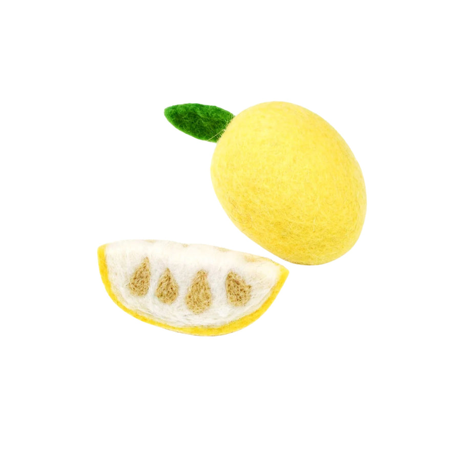 Felt Lemons | Play Food (2 pcs)