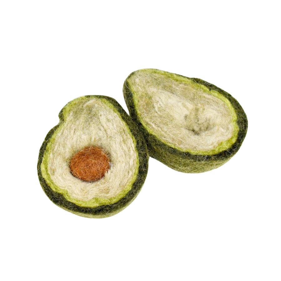 Felt Avocado | Play Food (2 pcs)