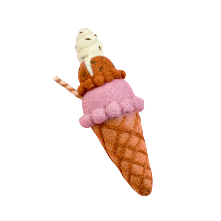 Felt Neapolitan Ice Cream | Play Food