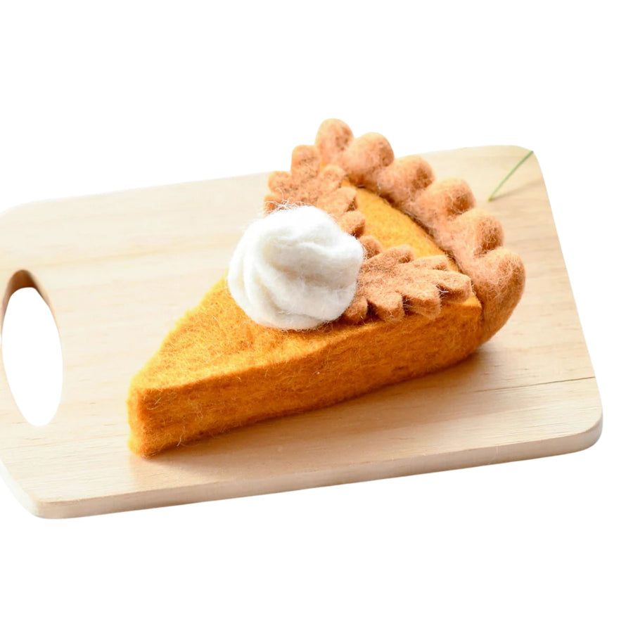 Felt Pumpkin Pie Slice | Play Food