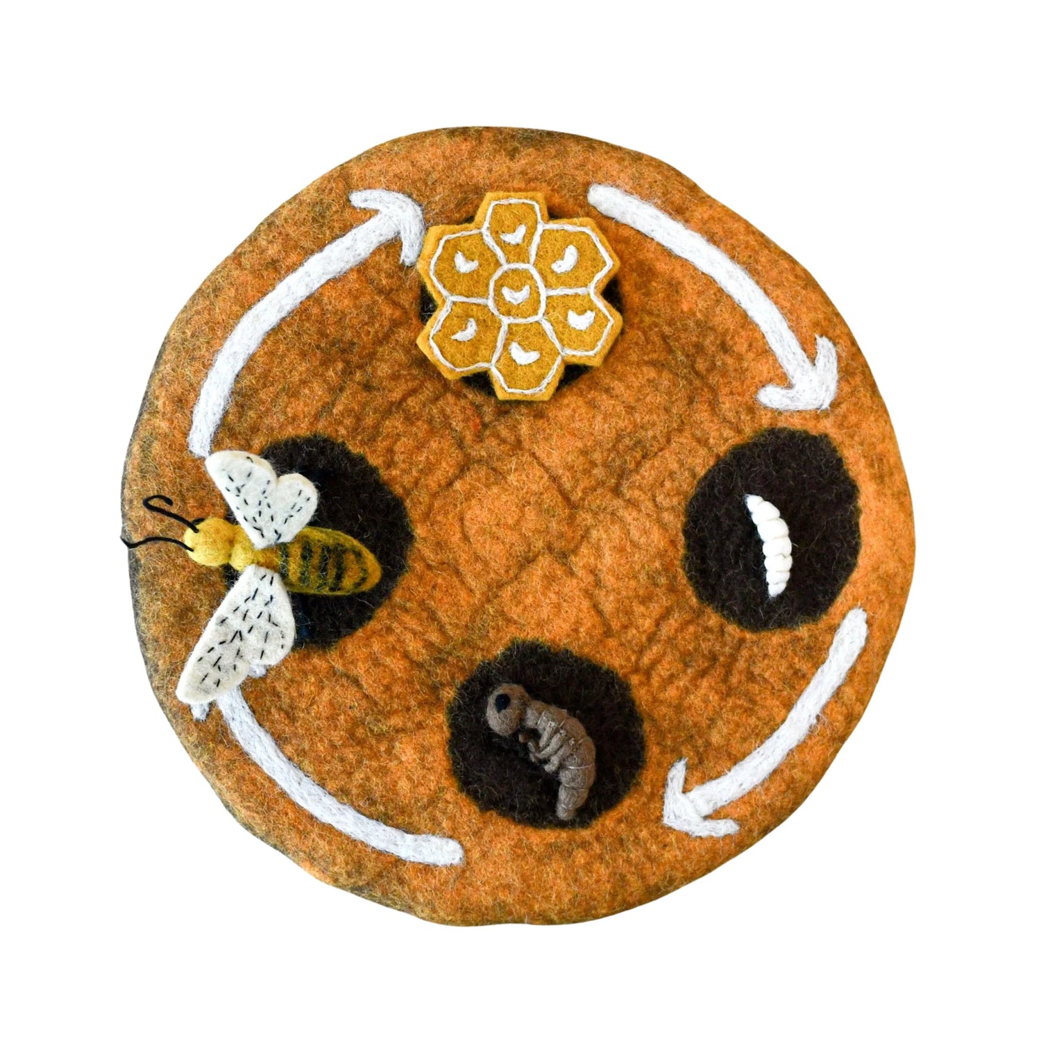 Felt Life Cycle of a Honey Bee (Playmat Sold Separately)